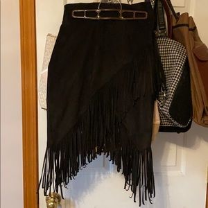 Fringe express skirt